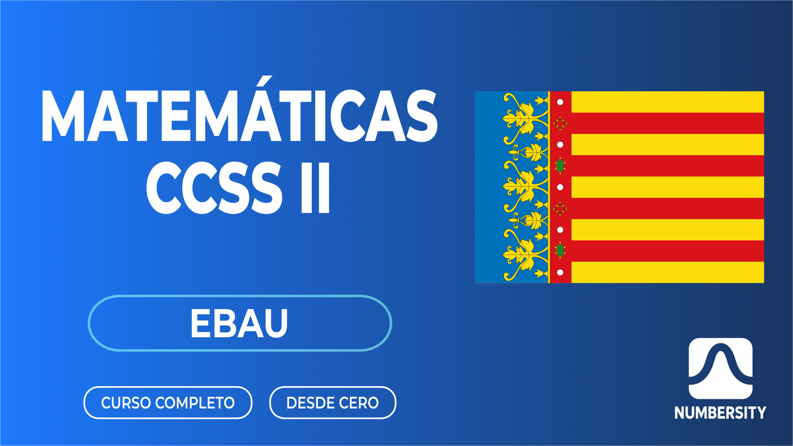 EBAU · Matemáticas CCSS II · Comunitat Valenciana