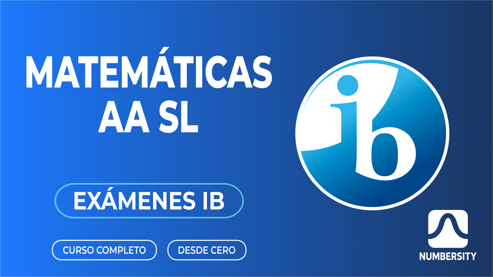 Exámenes IB · Matemáticas AA · Standard Level (SL)