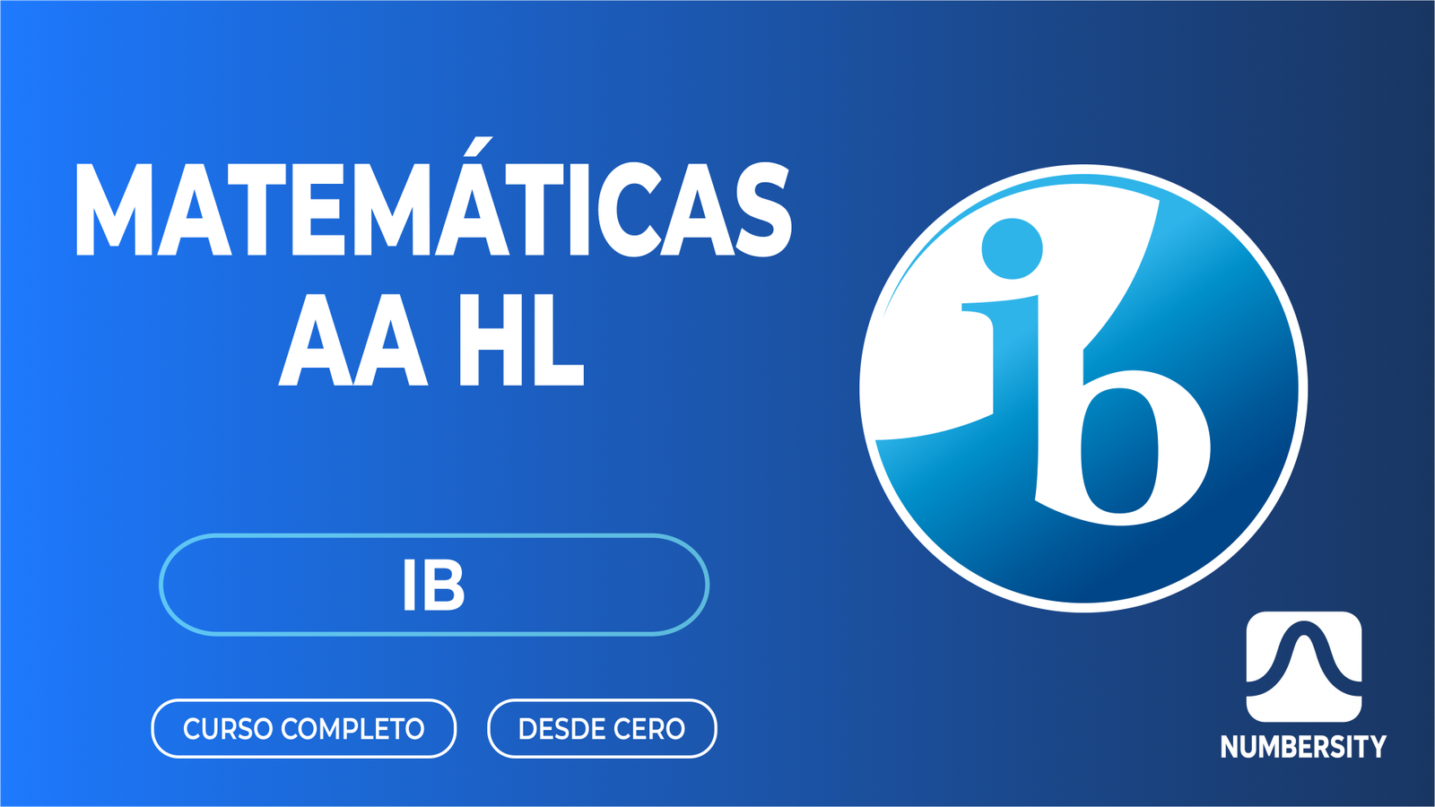 Matemáticas IB · Analysis & Approaches (AA) · Higher Level (HL)