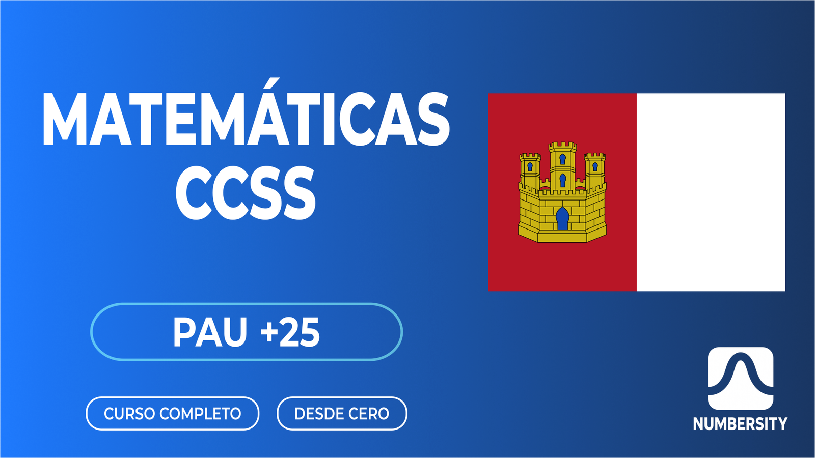 PAU +25 · Matemáticas CCSS · Castilla-La Mancha