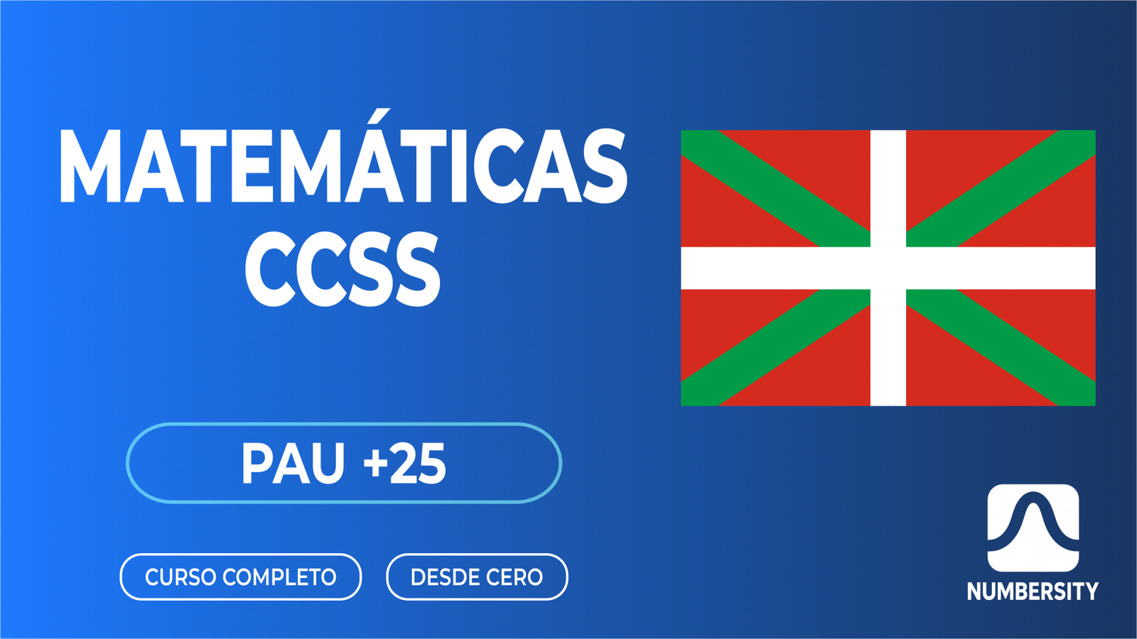 PAU +25 · Matemáticas CCSS · País Vasco